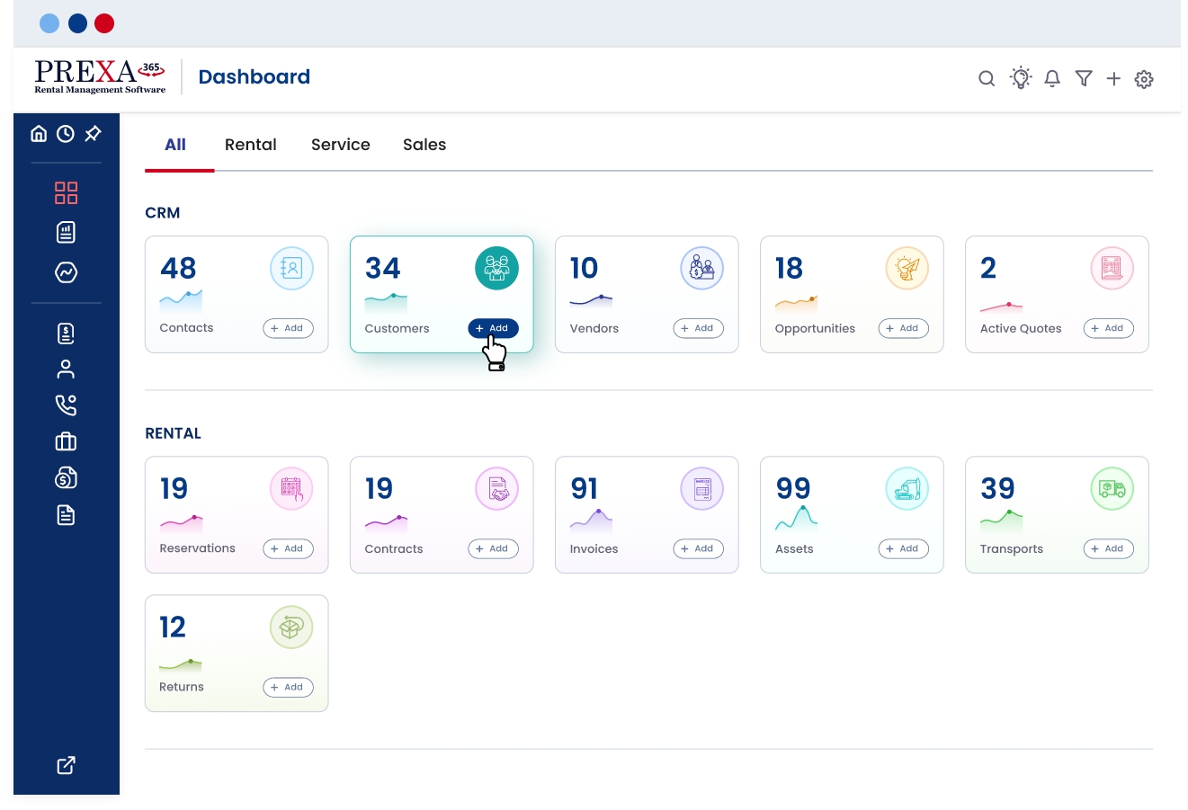 PREXA365 Rental Management Software