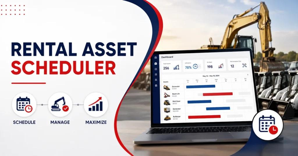 Rental asset scheduling software