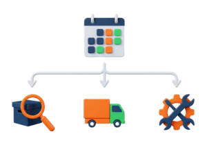 equipment rental scheduling workflow
