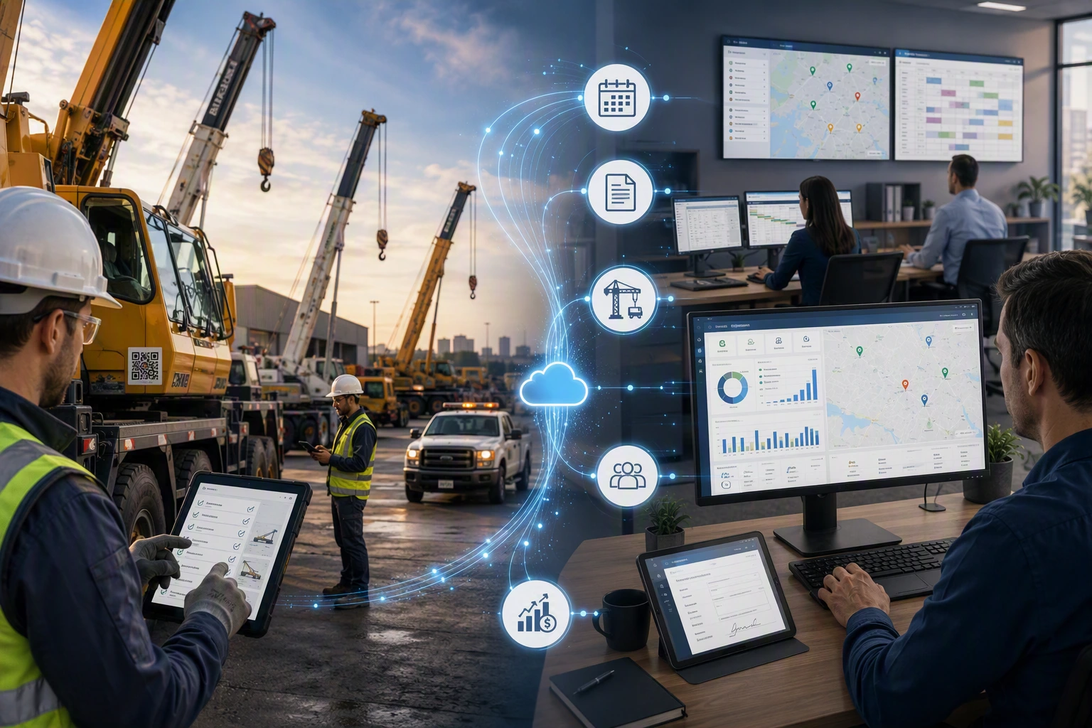 Crane Rental Scheduling Software