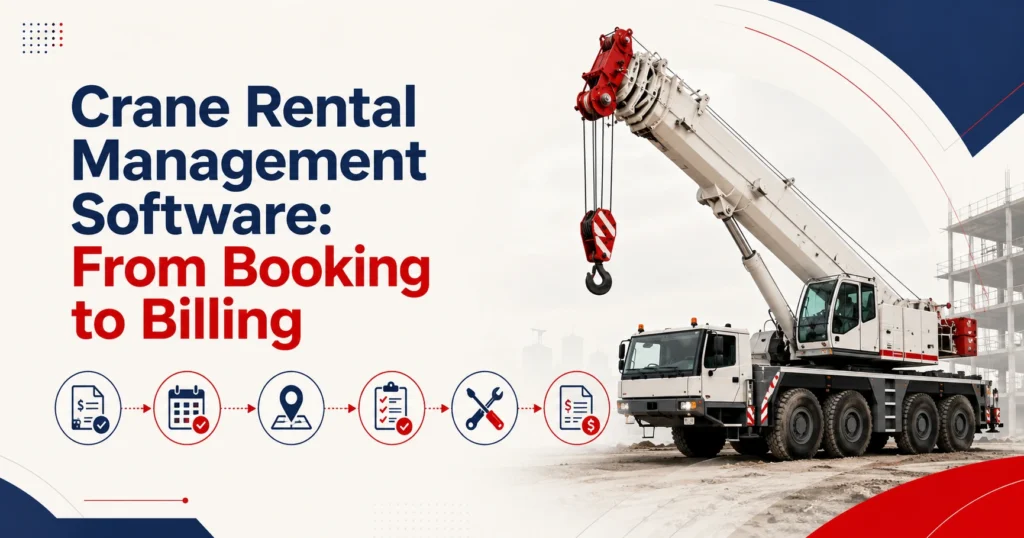 Crane rental management software from booking to billing