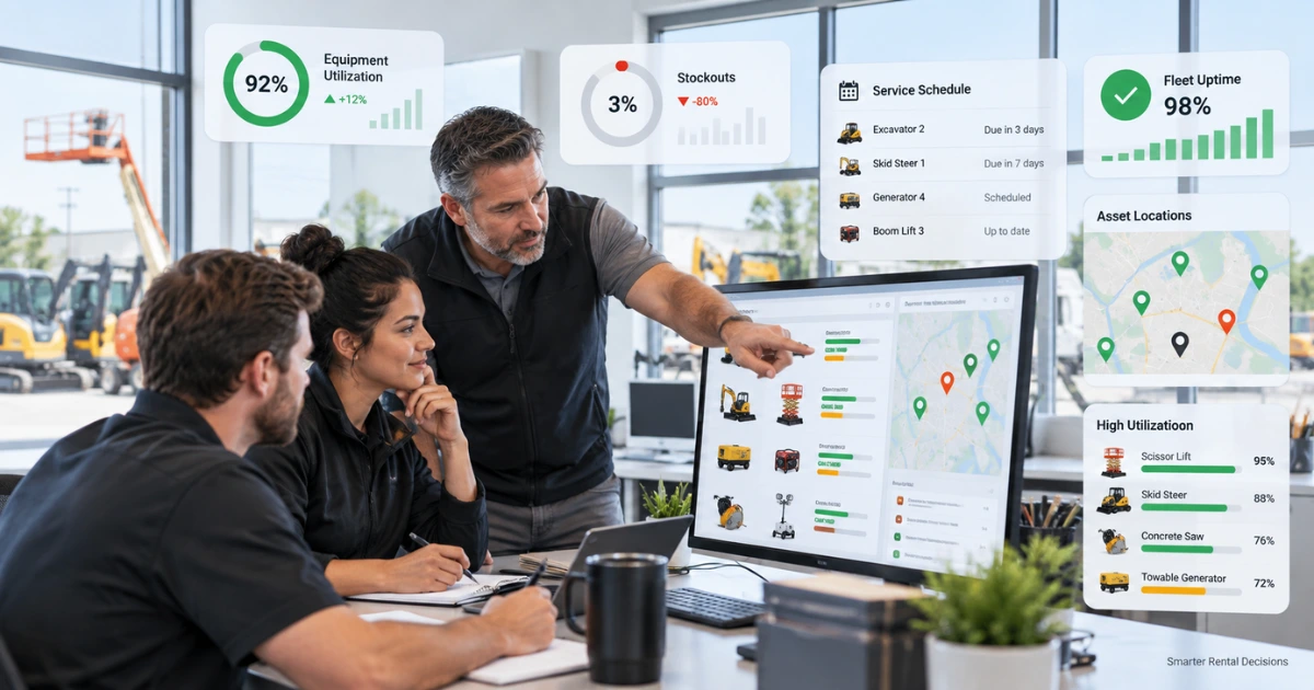 Rental inventory management software workflow