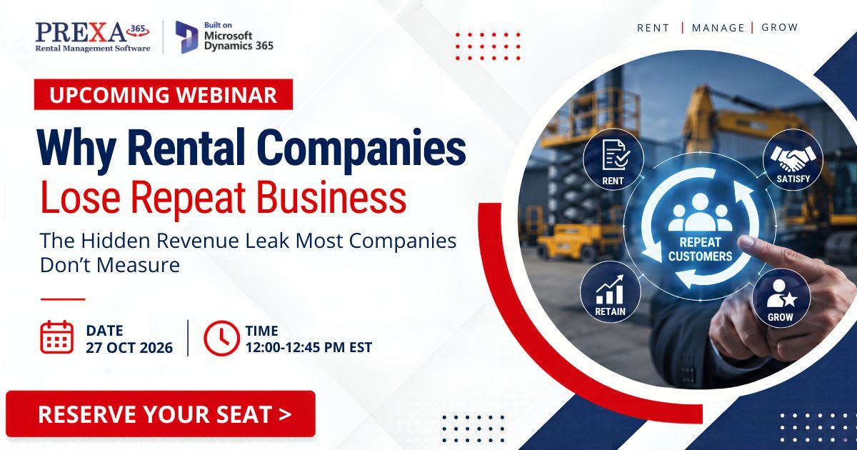 PR365 WEBINAR - Why Rental Companies Lose Repeat Business